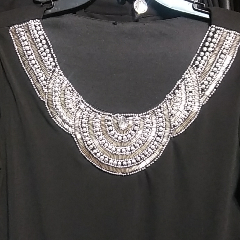Beaded stretchy dress size XL
